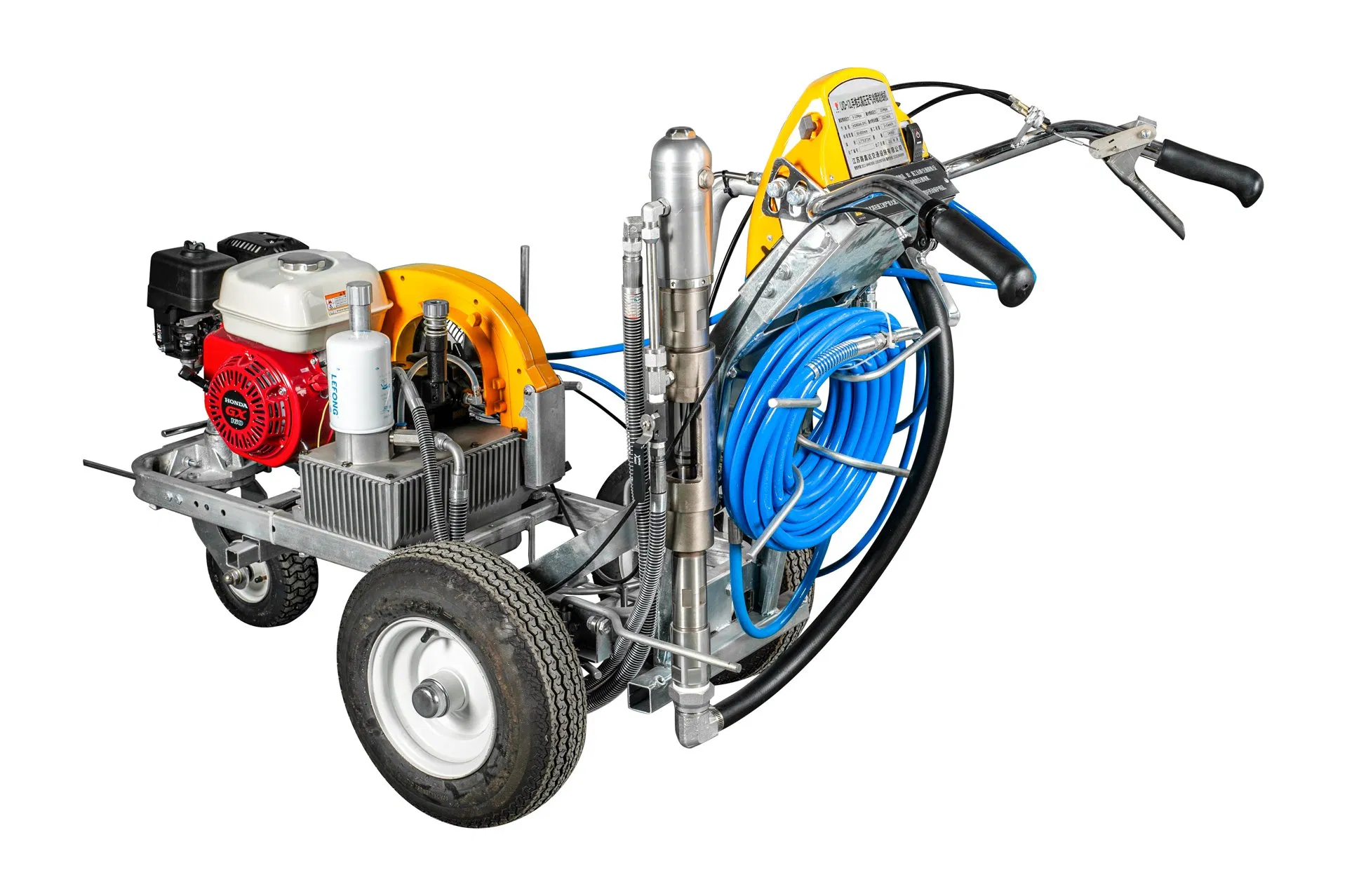 12L Ergonomic Hand-Pushed High-Pressure Airless Cooled Jet Marking Machine