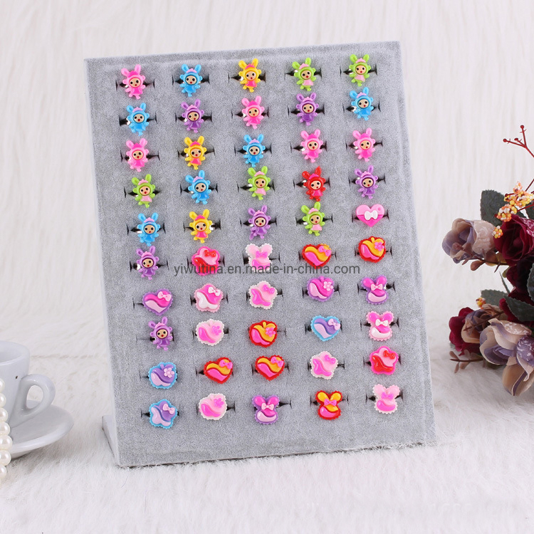 Velvet Ring Jewelry Display Stand Ear Studs Holder Organizer Earrings Display