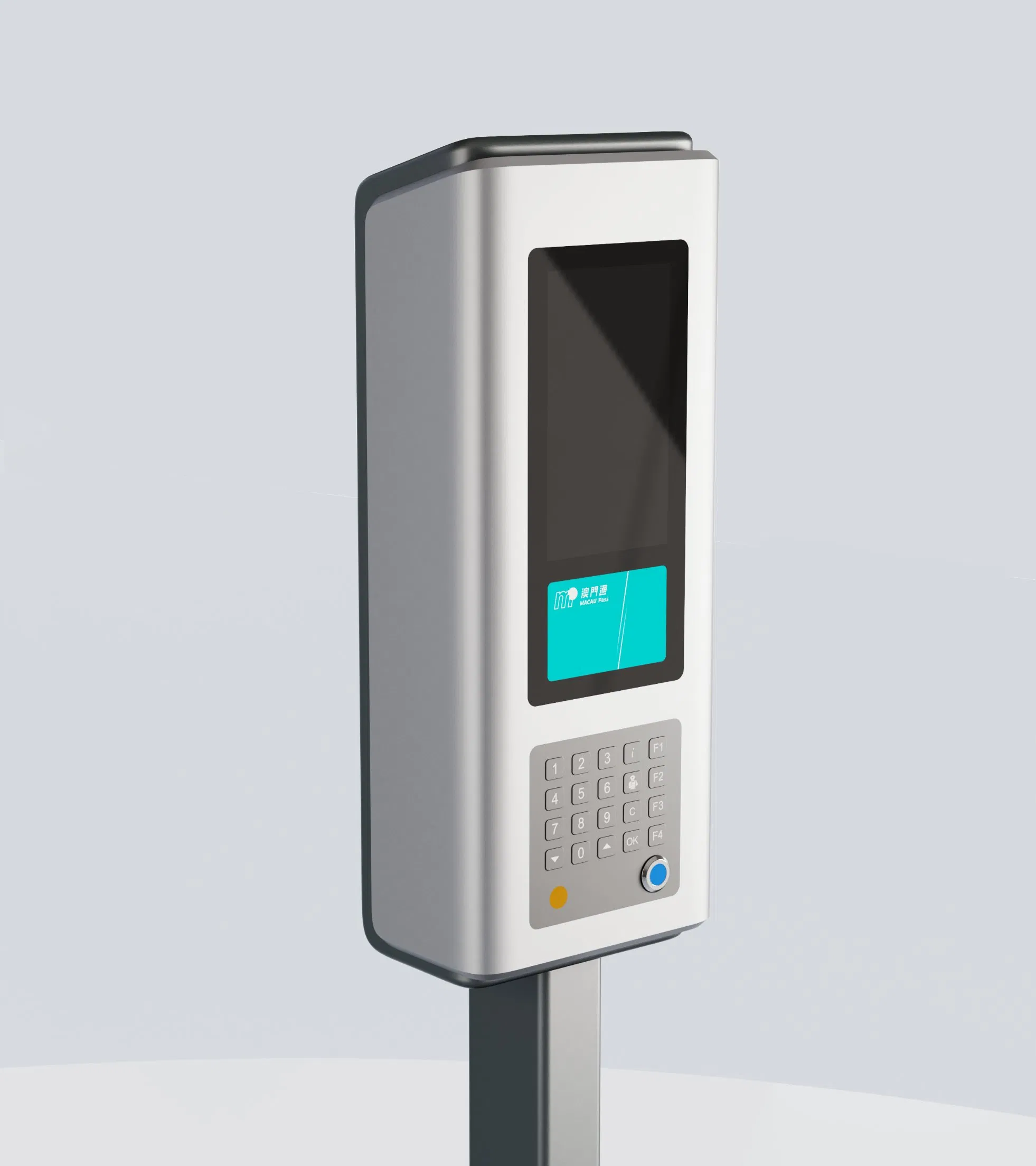 High-Tech Card Reader Terminal for Mobile Payment Parking Systems