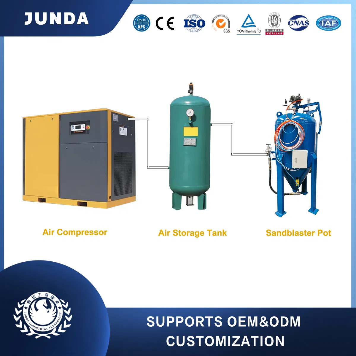 Portable Sand Blasting Pot Sandblasting Machine Sandblaster Sandblasting Machine