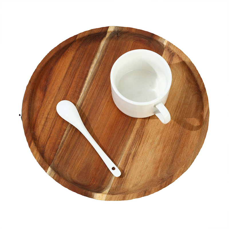 Wood Dinner Plates for Serving Charcuterie Boards Food Dishes Cheese Tray Dessert Salad Plate Chopping Blocks