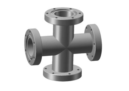 Kf ISO CF Vacuum SS304 SS316L Welded/Flanged Equal/Reducing Cross