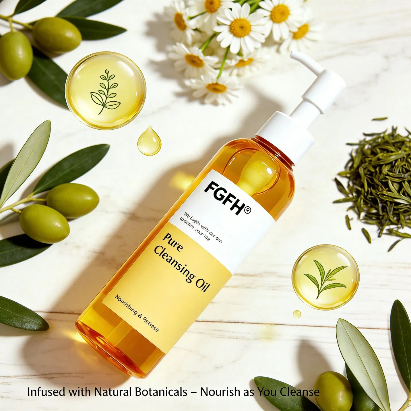 Best Selling Soothing Texture Face Makeup Remover Oil Custom Hydrating Facial Makeup Cleansing Oil