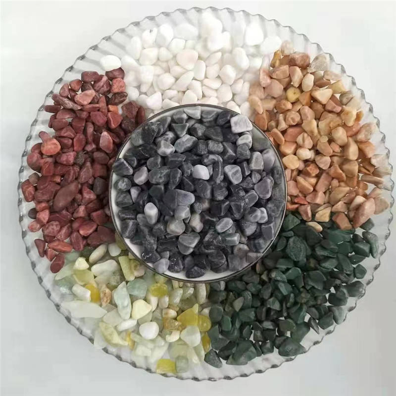 3-5mm Landscape Stone Pebble Washed Color Stone Epoxy Floor Terrazzo Factory Price