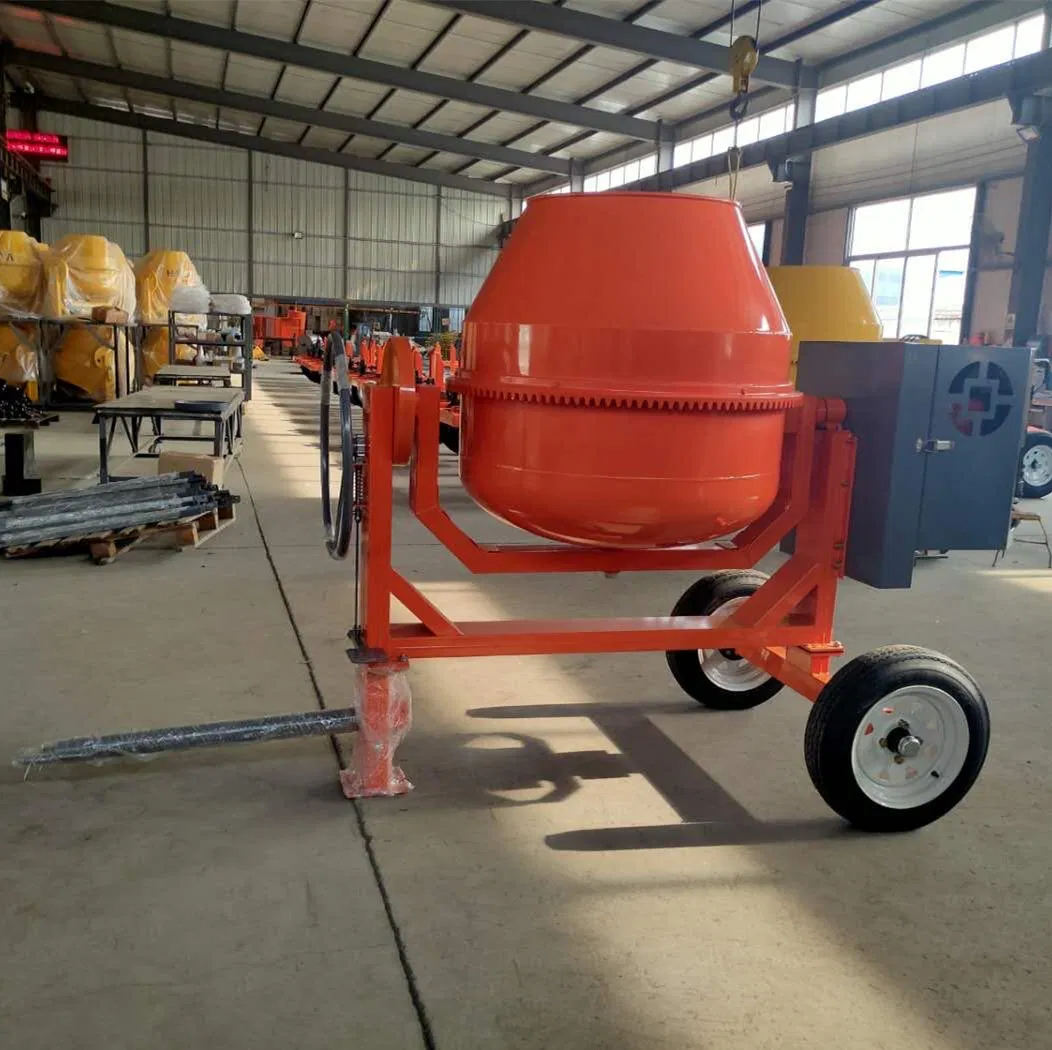600L Diesel Electric Fuel Small Portable Movable Concrete Mixer