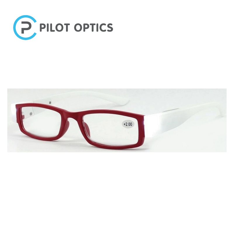 Pilot Optics 2023 LED Light High Quality Square Function PC Reading Glasses