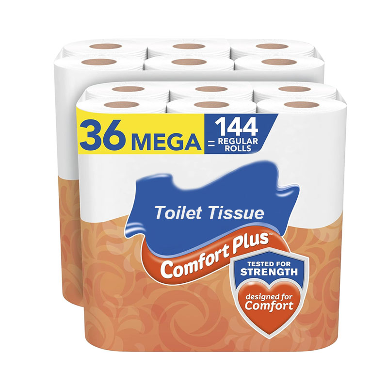 OEM Factory 100% Virgin Wood Pulp Bathroom Tissue Custom Packing Embossed Toilet Paper Roll