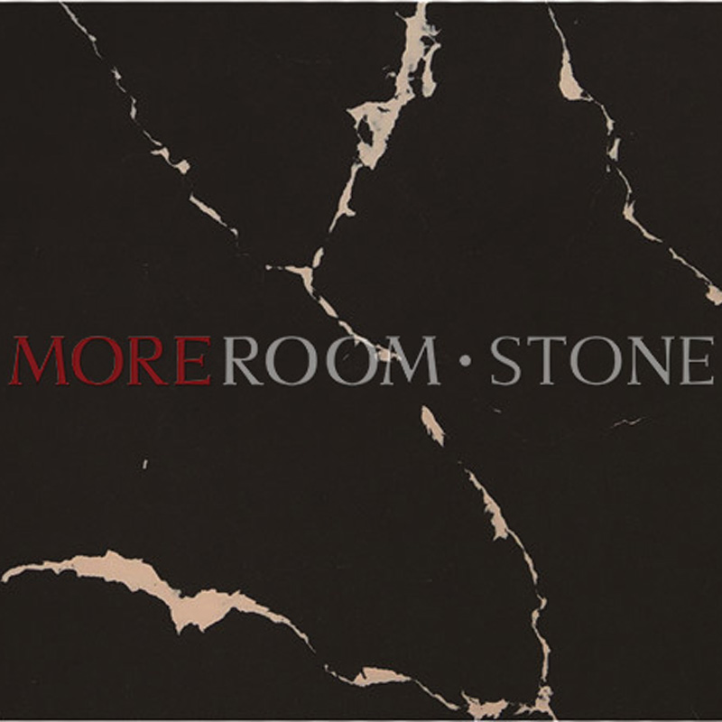 Custom Black Granite Marble Like Quartz Bathroom Vanity Tops with Undermount Sink