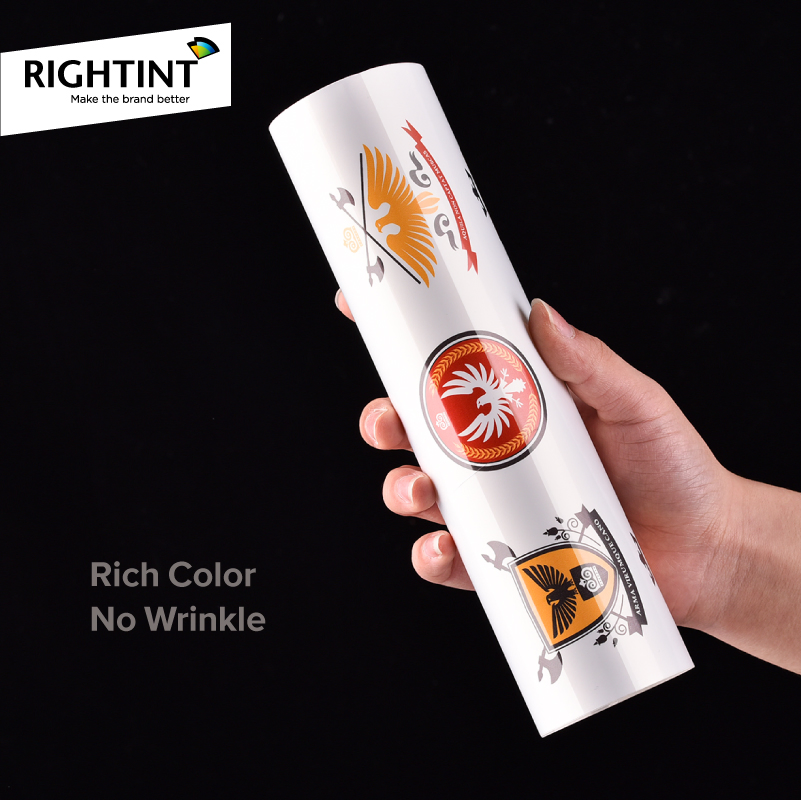 New Rightint Food Label Carton A4, OEM Shanghai Vinyl Gloss CT Pet Film