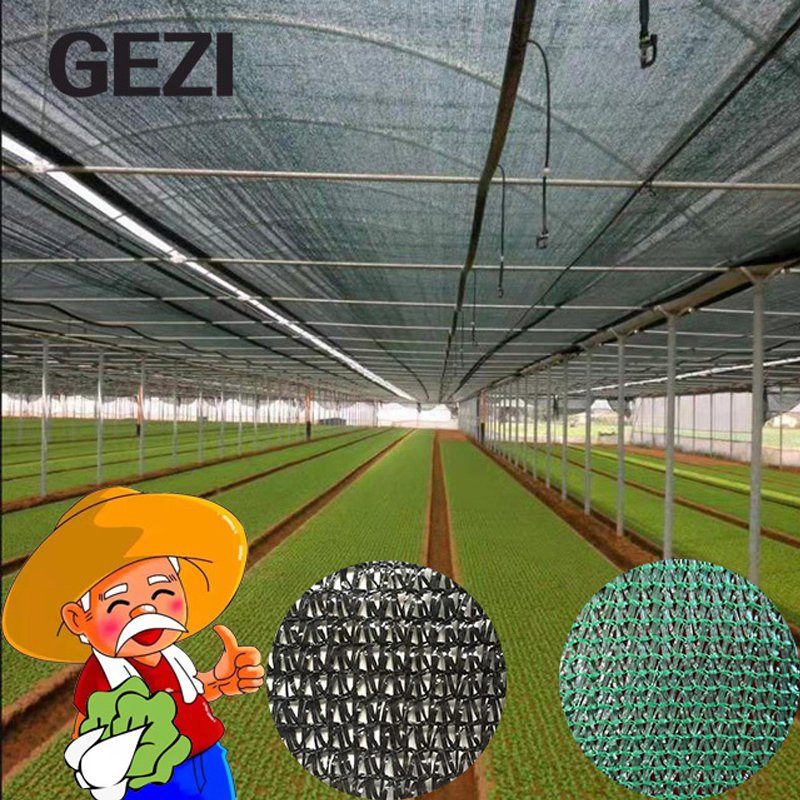 Затеняющая сетка HDPE для теплиц и парковок, 30-90%