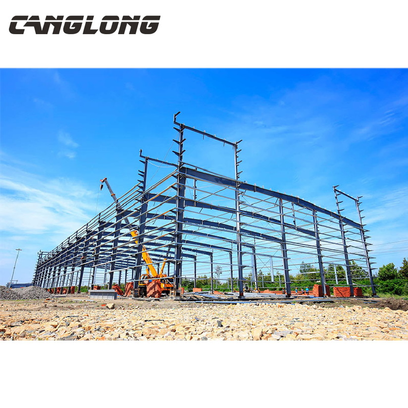 Large Span Steel Space Structure Warehouse in Cameroon