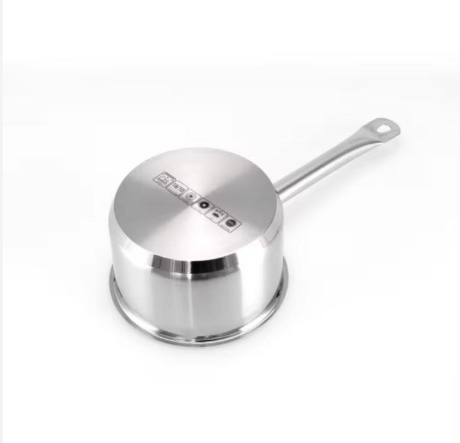 Factory Direct Eco-Friendly Stainless Steel Sauce Pan Gas Stove Compatible for Restaurant Kitchen Use Cookware Sets