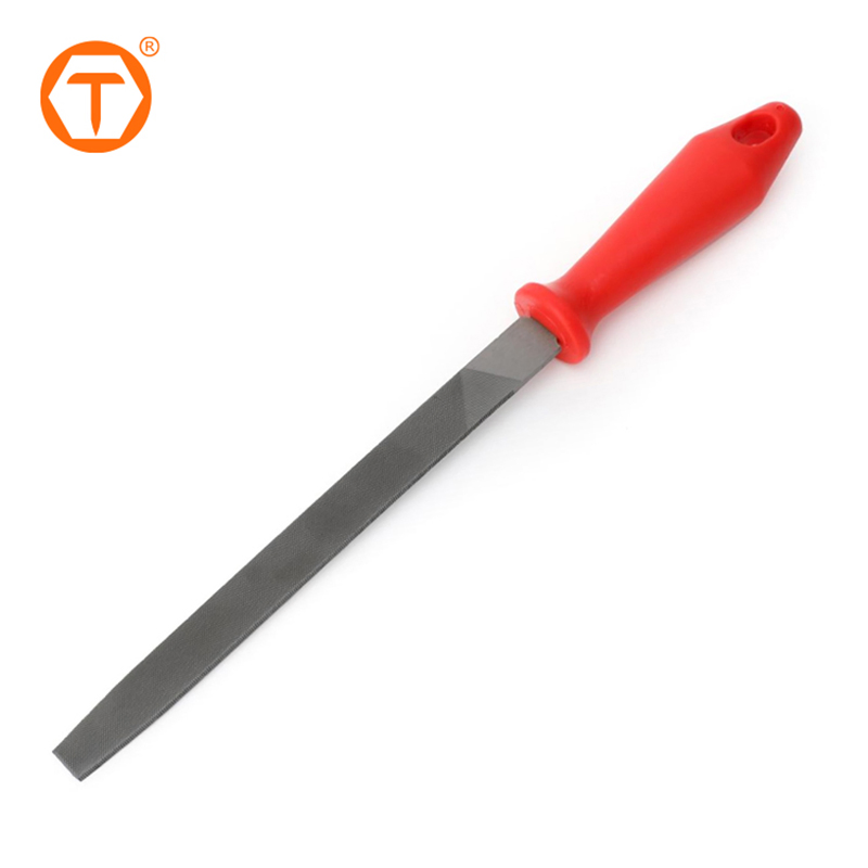 Steel Metal Knife Hand Flat Bastard Tool Files Rasps with Plastic Handle