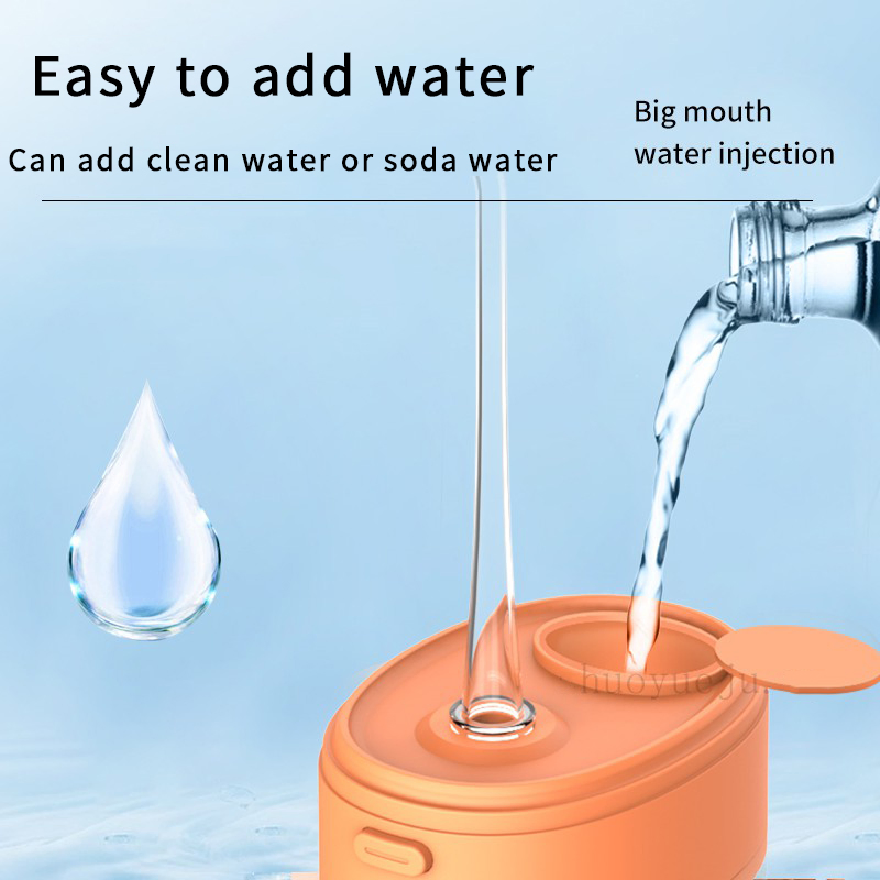 Jssan Scalable Mini Water Flosser Oral Irrigator 4 Mode Pulse High Pressure Oral Cleaner Toothbrush Portable for Travel