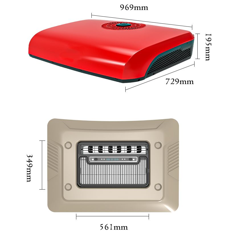 Кондиционер для кабины грузовика 12V/24V