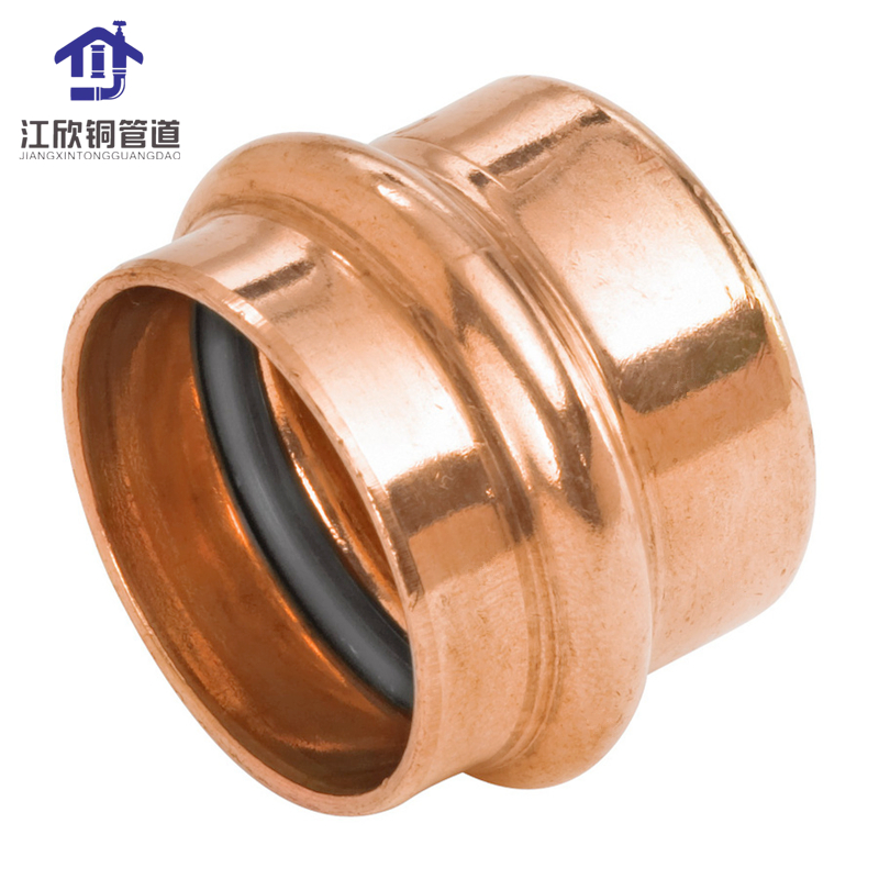 Pure Copper 90 Degree Elbow Fitting of V-Profile Press Watermark Approved