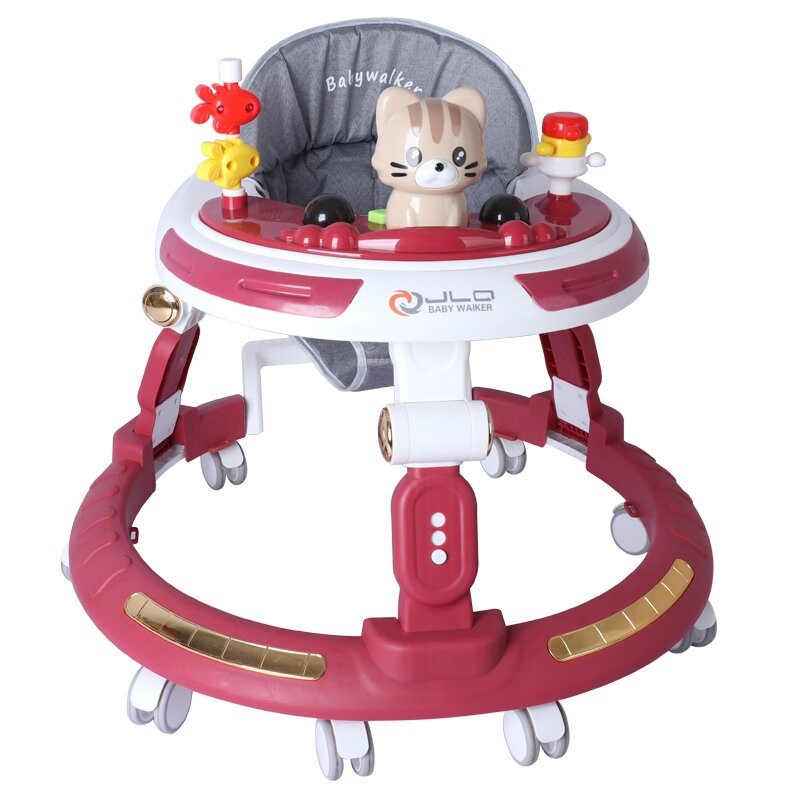 Baby Walker 6 to 18 Months Old, Anti O-Leg, Anti Rollover Baby 1-3 Years Old, Push Dining Chair, Starting Cart