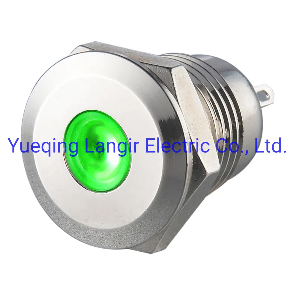 12mm Vandal Resistant Pilot Lamp (P12-P-N-D)