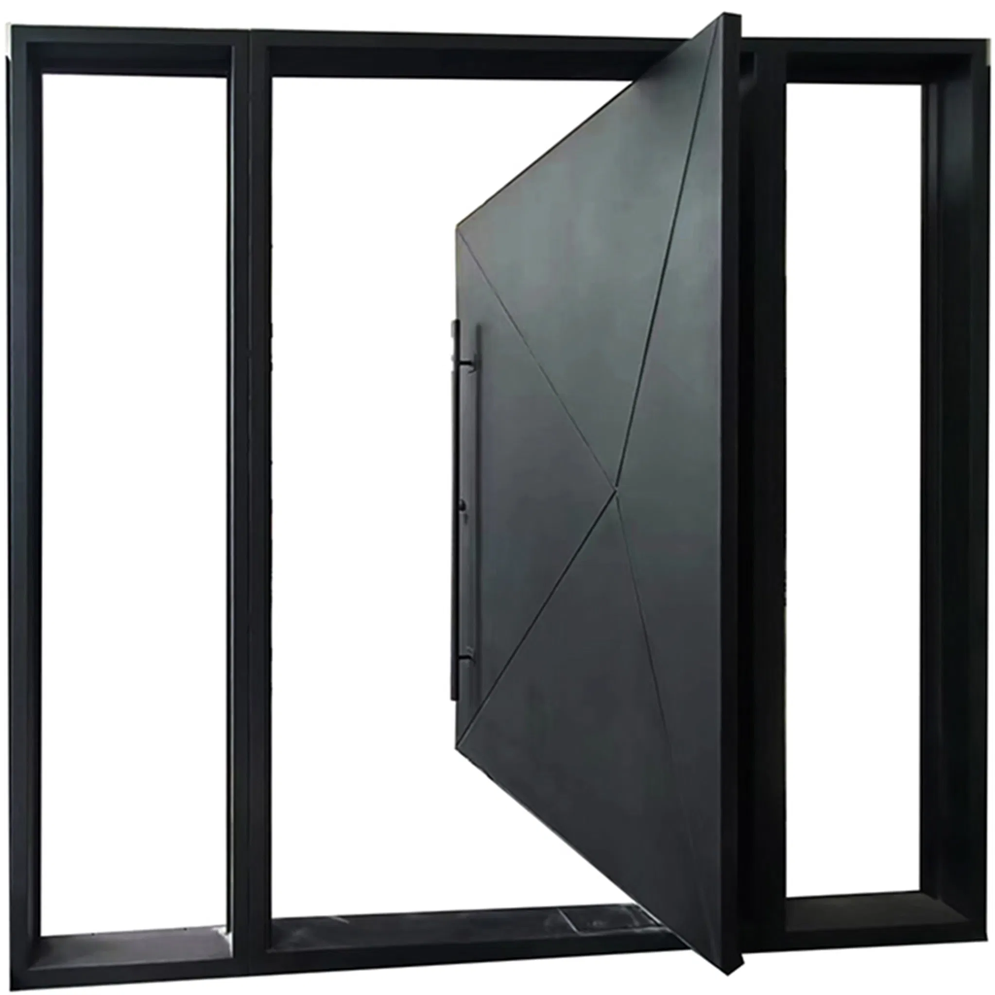 Zzyk-07 Steel Frame Glass Hinge Door Pivot