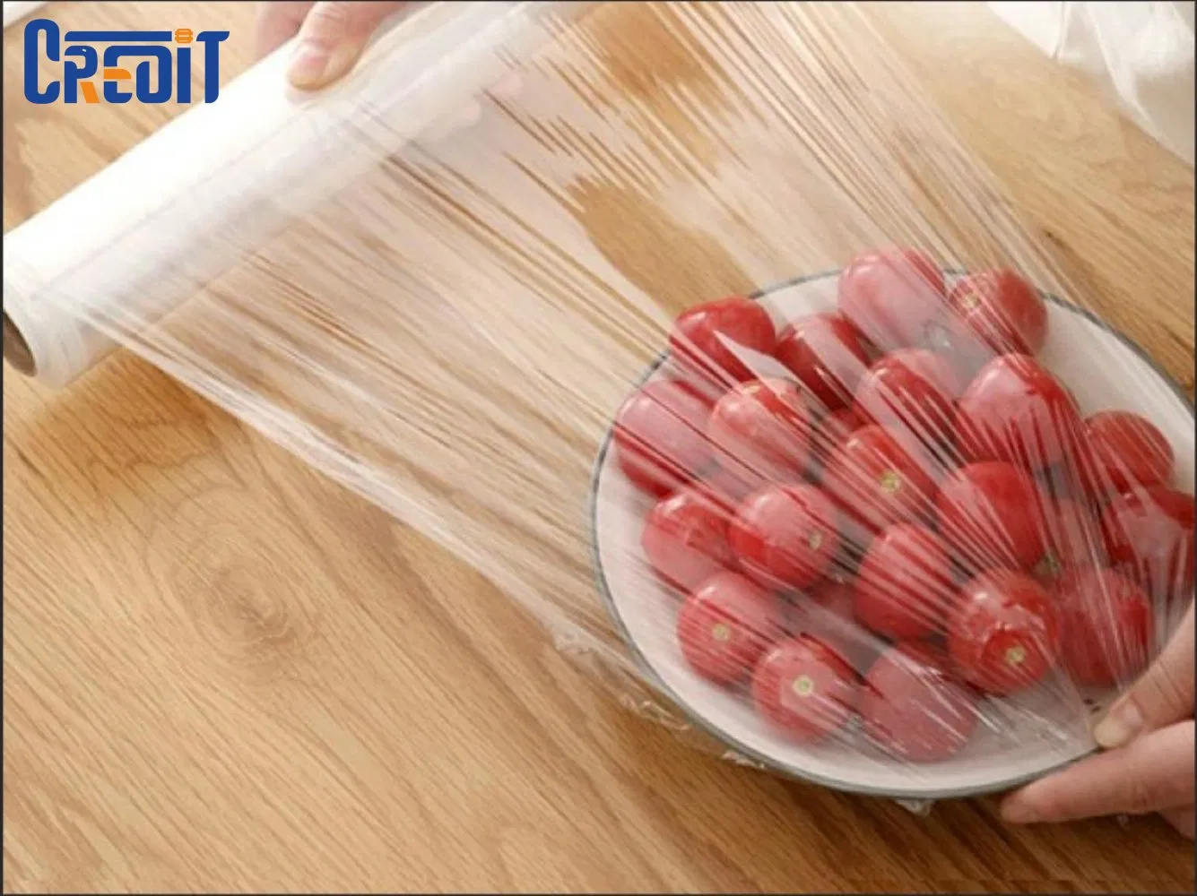 Manual LLDPE Strong Stretch Transparent Plastic PE Stretch Film Clear