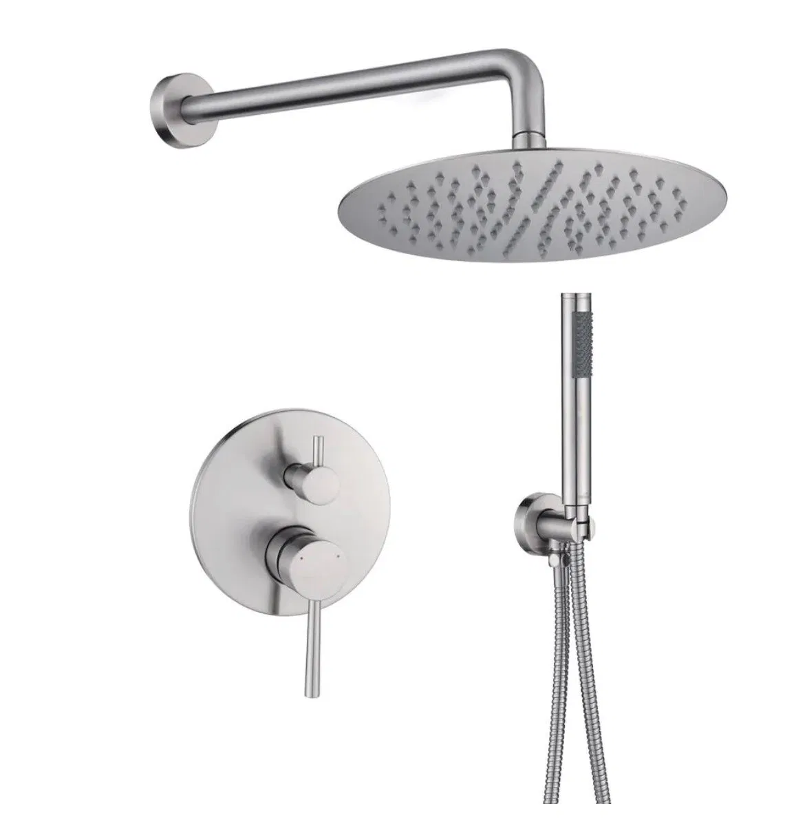 Thermostatic Concealed Shower System Shower Mixer Wall Mounted Shower Set