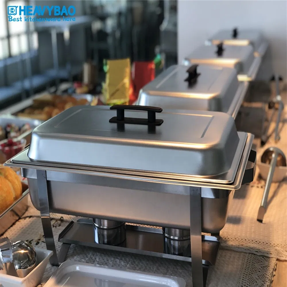 Heavybao Stainless Steel Food Warmer Dish/Buffet Chafing Warming Dish/Restaurant Chafing Dish