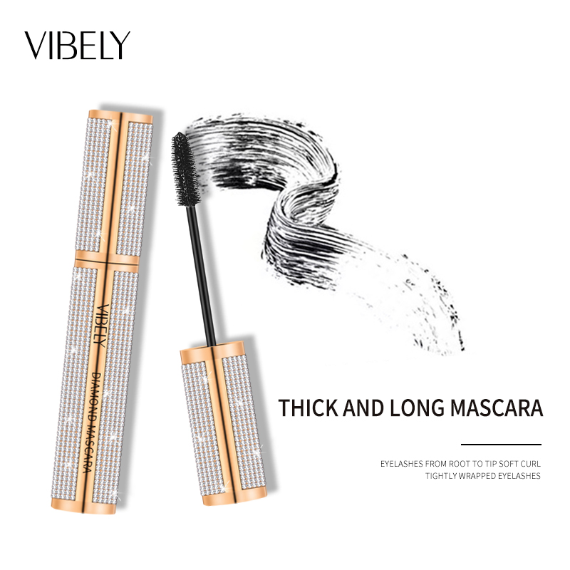 Hot Mascara Private Label Waterproof Lasting Vegan Curling Thick Diamond Mascara