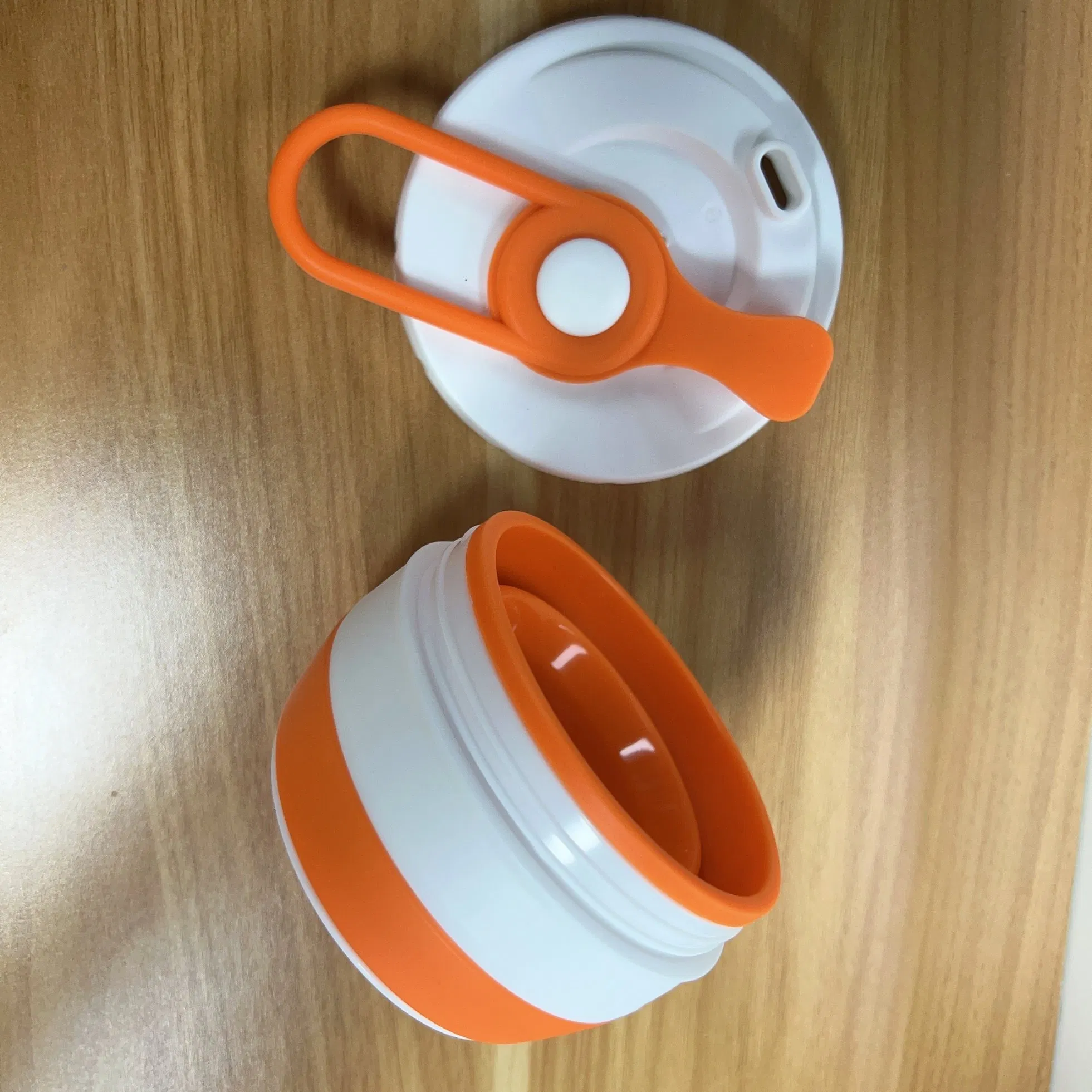 Складная силиконовая кофейная кружка 450 мл