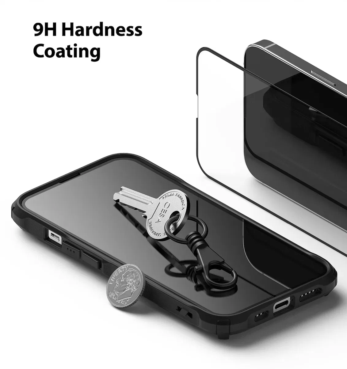 Premium 2.5D Full Coverage Tempered Glass with Silk Print Edge 9h Hardness HD Clear Screen Protector