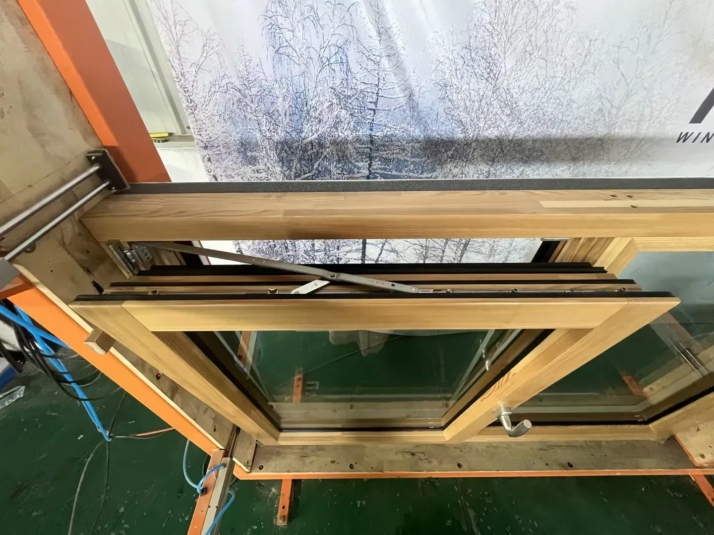 Penjoy Phi Certified Energy Efficient Aluminum Wood Cladding Pasive Window