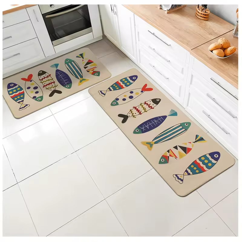 Best-Selling Thick Long Strip Silica Mud Floor Mat Custom Packing Modern Rectangle Kitchen Mat