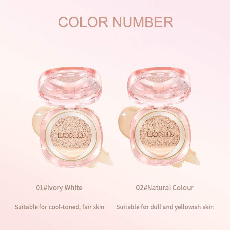 Balyna Lightweight Hydrating Long Lasting Flawless Coverage Natural Finish Breathable Cushion Foundation