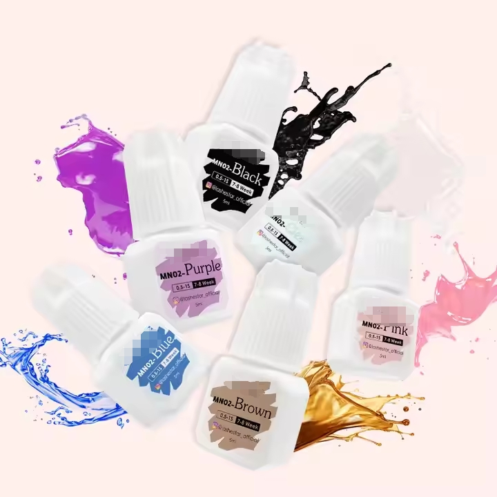 Custom Logo Low Humidity Professional 0.5-1 Sec Fast Drying Eyelash Extension Adhesive Waterproof Eye Lash Glue