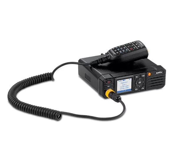 High Precision GPS 30km Dmr Walki Talkie 50W Long Distance Mobile Radios for Trucks