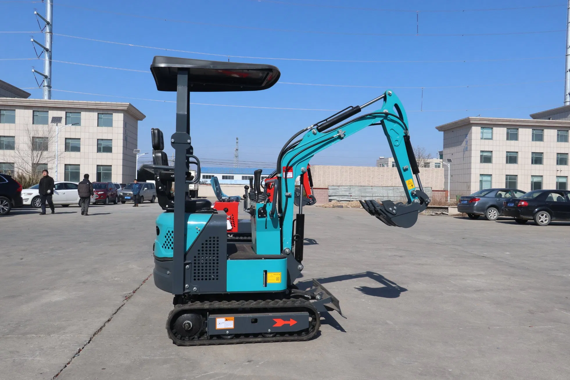 China Digger Hydraulic Crawler 1ton 1.5ton Mini Diesel Excavator with Best Price