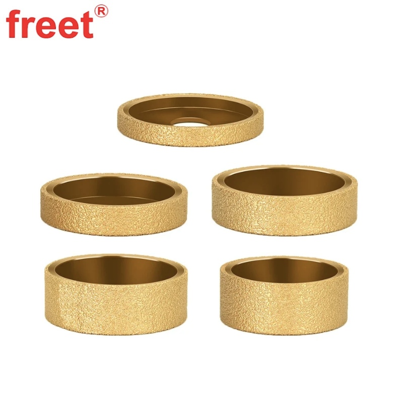 75mm Demi-Bullnose Edge Grinding Wheels for Granite, Stone