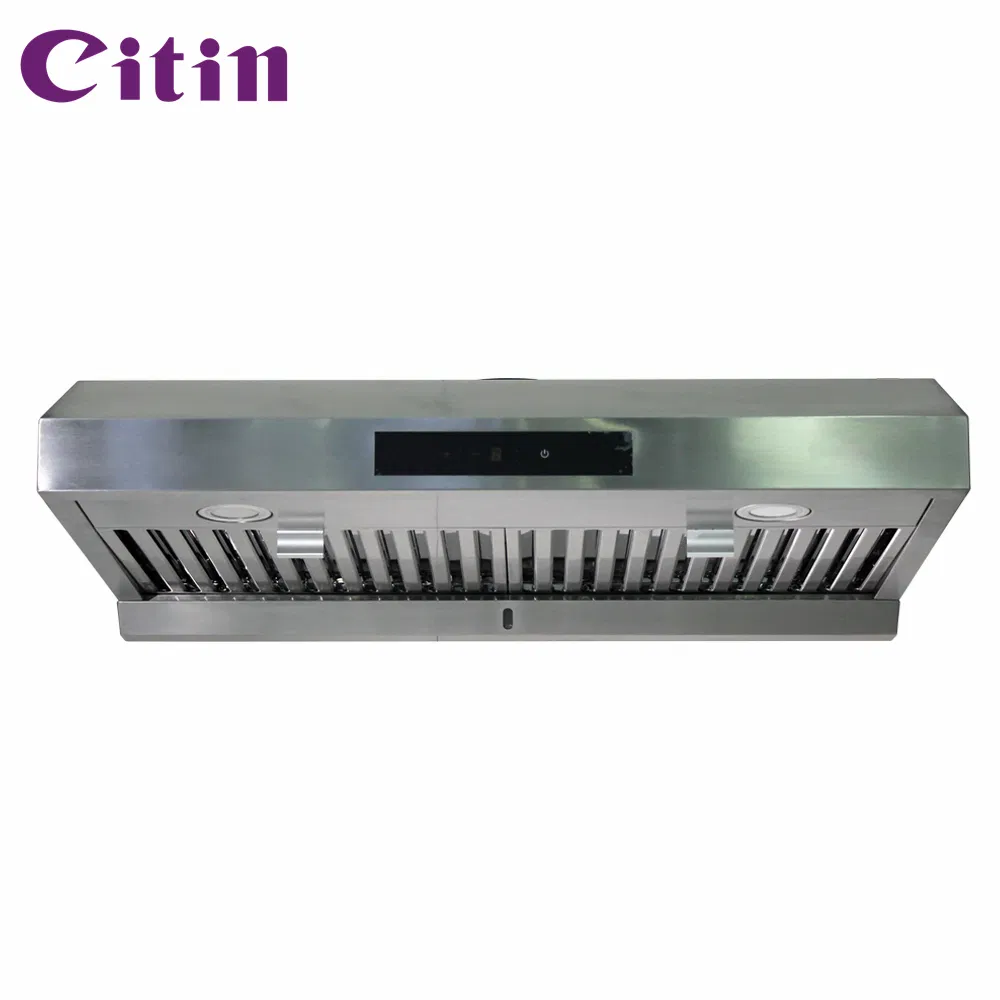Smart Kitchen Touch Control High Suction Power Stainless Steel Slim Range Hood