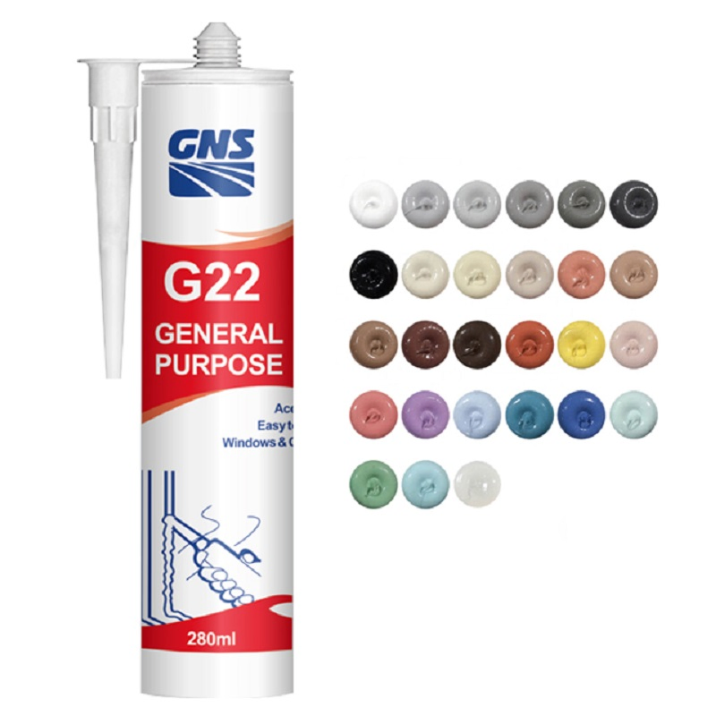 280g Silicone Sealant Adhesive Seal Bond Gp Clear for Construction