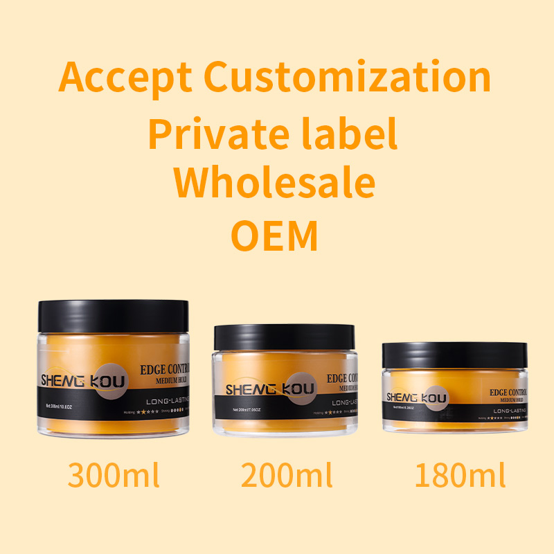 OEM/ODM Hair Wax Braid Gel Private Label No Alcohol and No White Edge Gel Braid Gel Edge Control