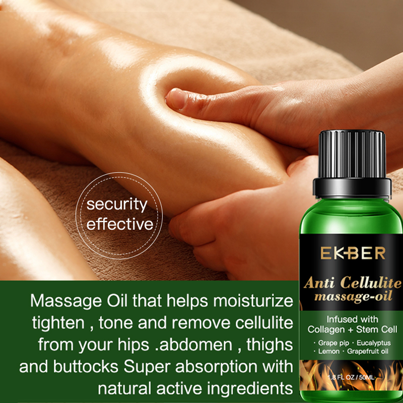 Customize Logo Body Fat Burning Slim Oil Slimming Massage Oil Ginger Oil