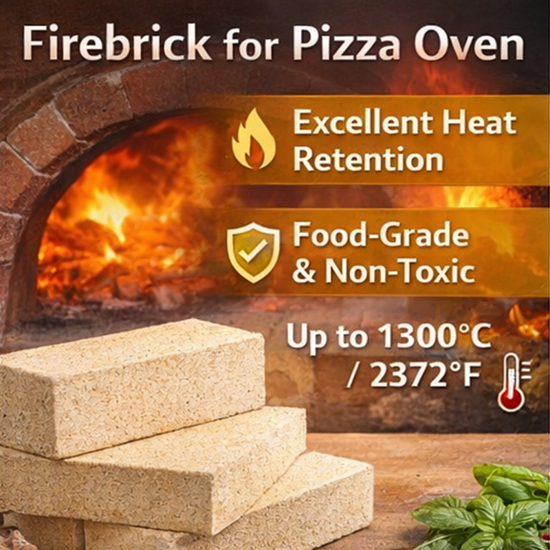 Pizza Oven Clay Fire Brick for Wood Fired Outdoor Ovens