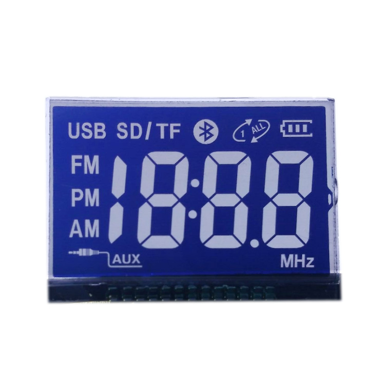 Приборный щиток с индикатором уровня масла, синий LCD