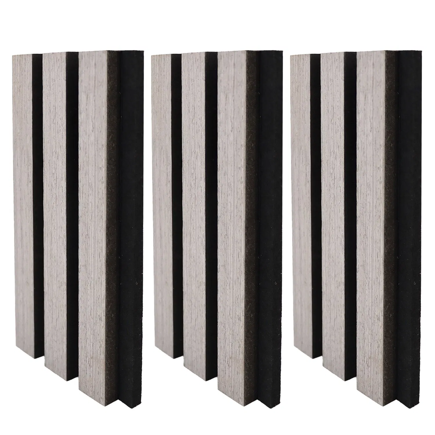 Home Decor Acoustic Wood Wall Panel Material MDF Soundproof Wood Slat Acoustic Wall Panels