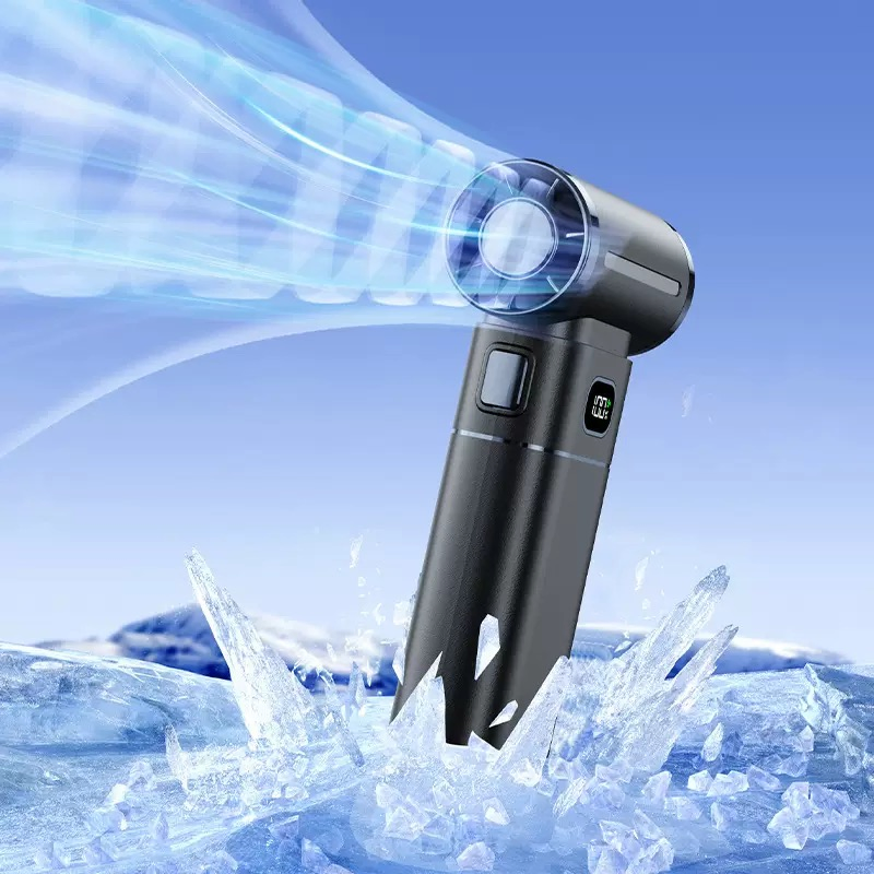 Handheld Mini Fan, 3 in 1 USB Rechargeable Portable Fan with Power Bank, Flashlight, Pocket Design for Travel/Summer/Concerts