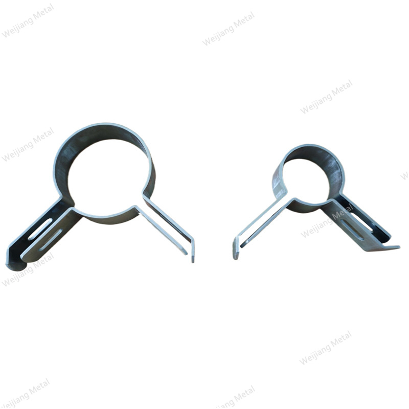 OEM Silver Gray Stainless Steel Metal Aluminum Garden Fence Connection Fasteners Fence Parts