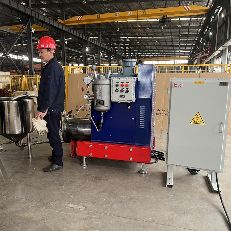 Горизонтальная бисерная мельница HYSM30 для красок и покрытий