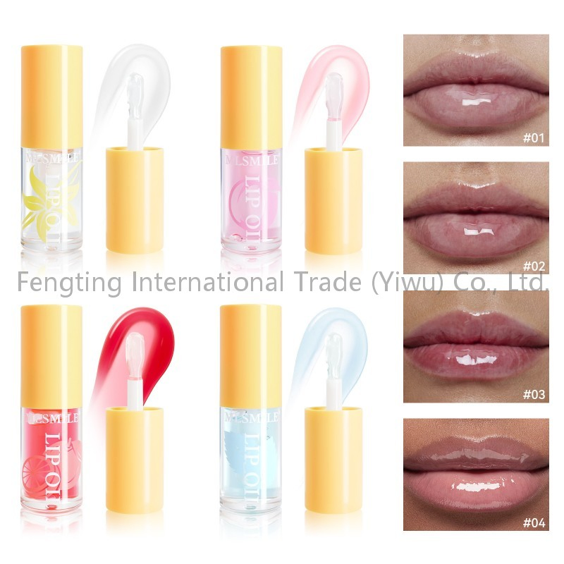 Wholesale Moisturizing Fruit Fat Oil Shimmer Lip Gloss Private Label Lip Plumper Gloss Kit Natural Nourishing Mineral Lip Balm