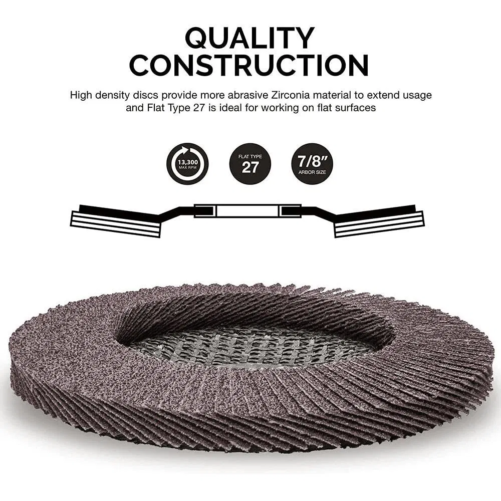 Лепестковый шлифовальный диск 240 грит, 6 дюймов