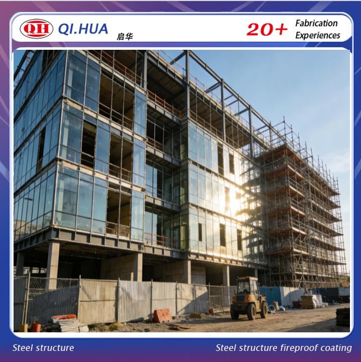 Modular Prefabricated Multi-Storey Steel Frame Structure Hotel Apartment Offices Building
