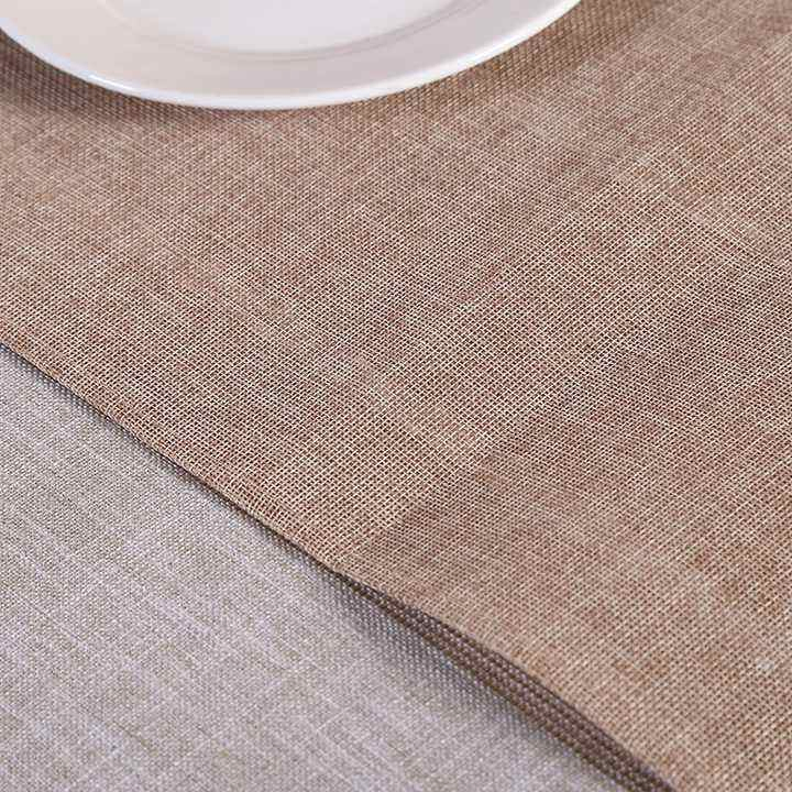 Wholesale Rustic Natural White Hessian Burlap Tablerunner Jute Decorative Runners